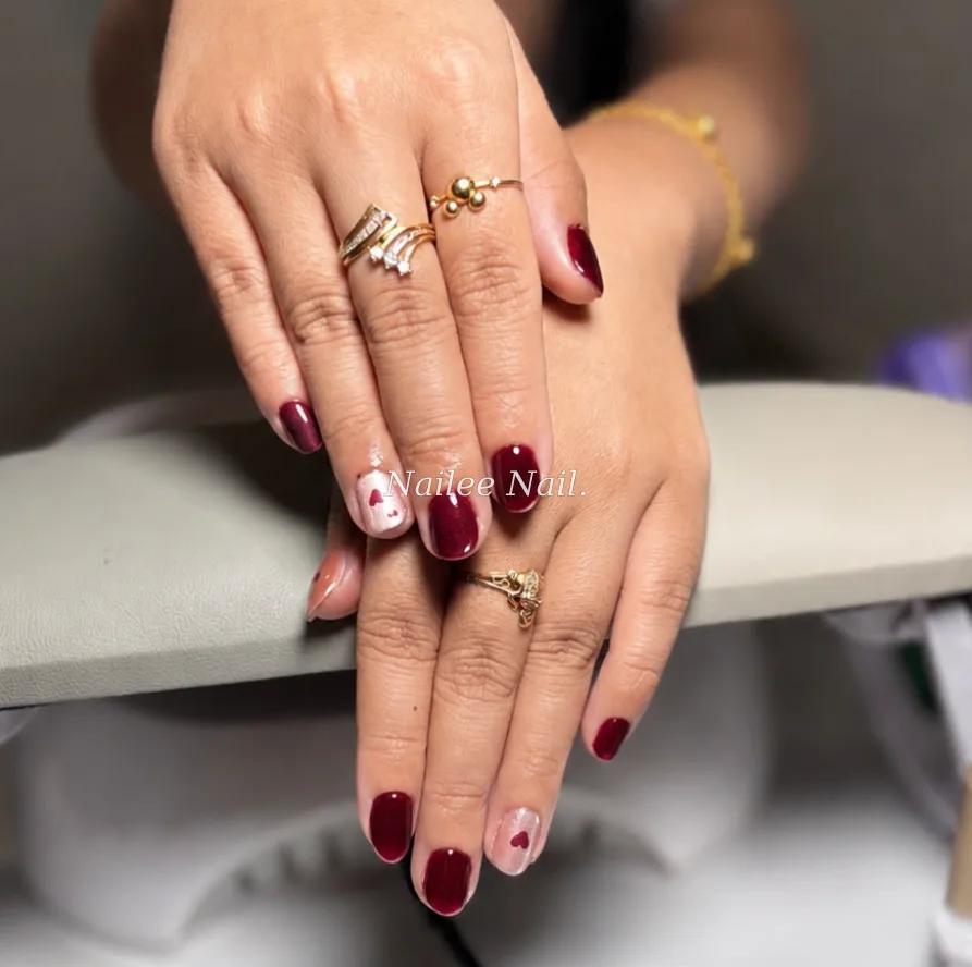 Deep red never goes out of style ♥️  #nailart #nailartsalatiga #nailstudiosalatiga #infosalatiga #salatiga